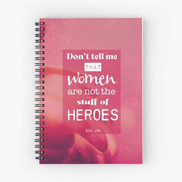 Item preview, Don't tell me that women are not the stuff of heroes - qui jin feminist quote designed and sold by SirenSeventyOne.