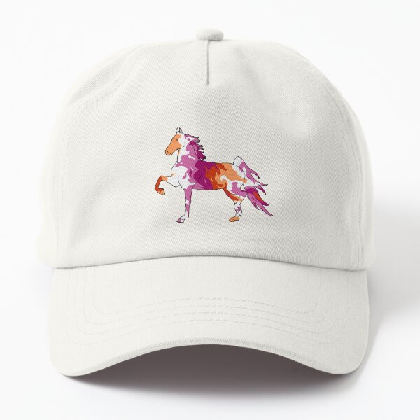 Aperçu de l'œuvre Swirly Saddlebred Trot Rose Blanc Orange créée et vendue par theaadesigns.