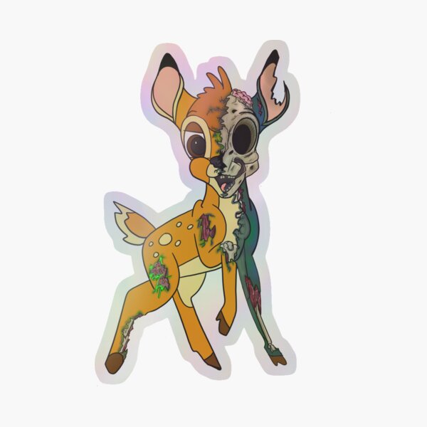 Bambi_deer_butterfly Svg Outline Dxf Eps Pdf Png, Cricut