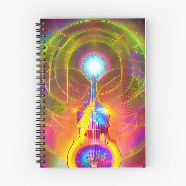 Item preview, Musical Fantasy 3: Rave Music AI Cosmic Violin Illustration designed and sold by Recall-Design.