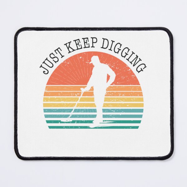 Item preview, Metal detector retro sunset just keep digging  designed and sold by TipTopTapo.