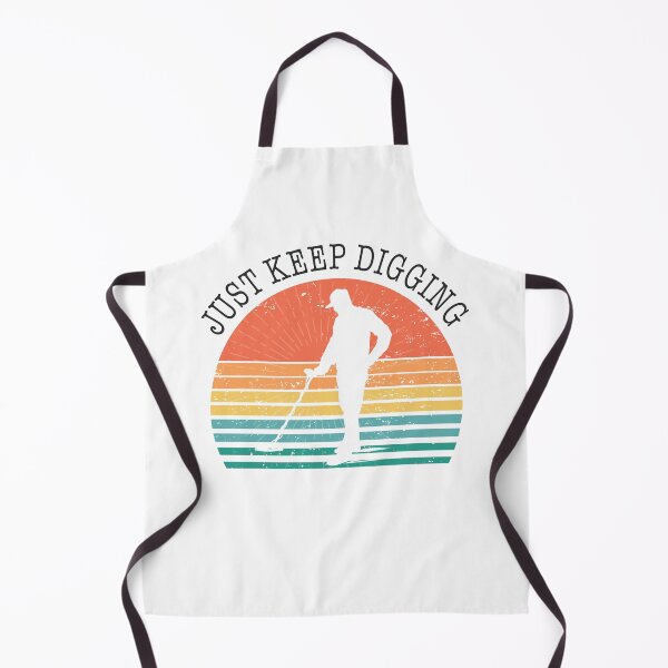 Item preview, Metal detector retro sunset just keep digging  designed and sold by TipTopTapo.