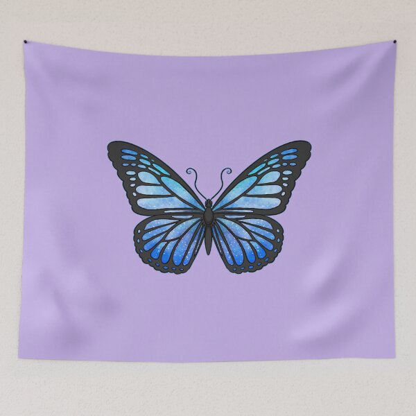 Item preview, Galaxy Blue Butterfly Nebula Universe designed and sold by DeesDeesigns.