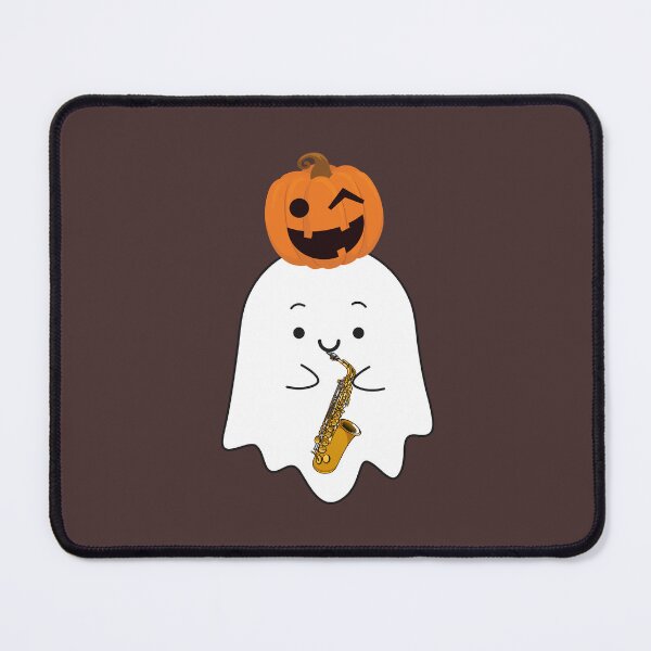 Item preview, Cute Boo Saxpohone Player For Saxophonist And Orchestra Musician On Halloween Days designed and sold by Funwithmusic.