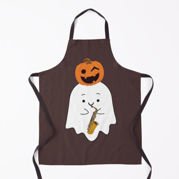 Item preview, Cute Boo Saxpohone Player For Saxophonist And Orchestra Musician On Halloween Days designed and sold by Funwithmusic.