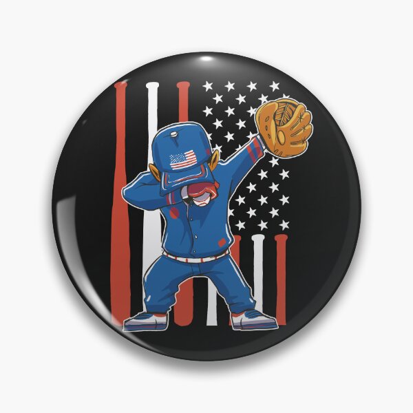 Item preview, Dabbing Baseball Player Catcher Pitcher USA American Flag designed and sold by 1White-Rabbit.