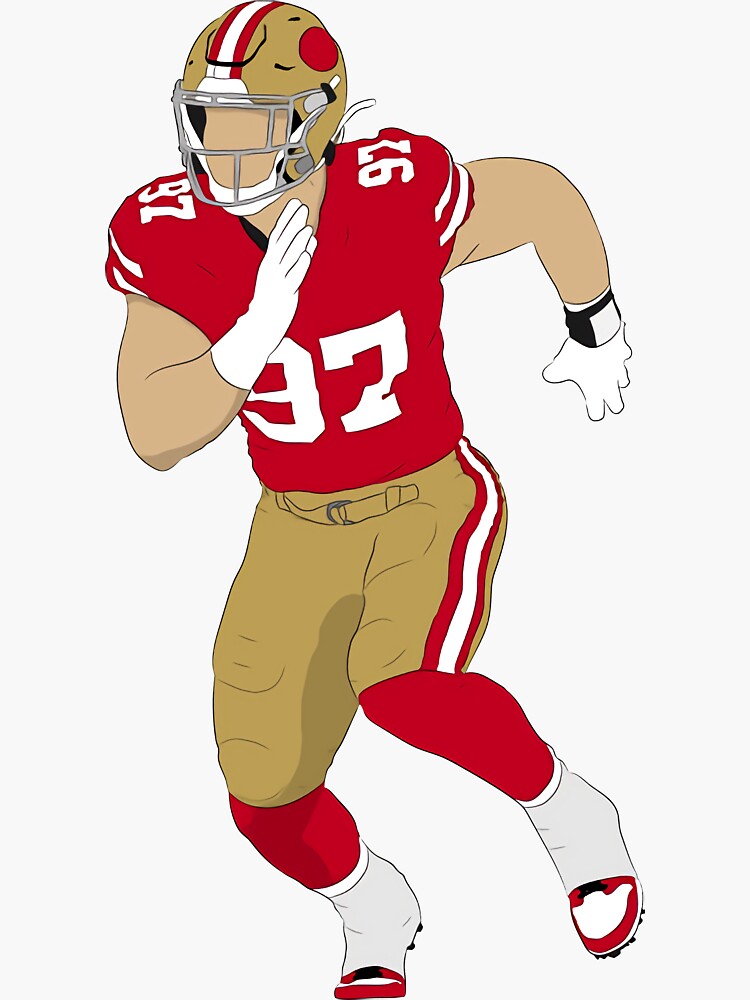 Nick Bosa 97' Sticker for Sale by JosephThompdop