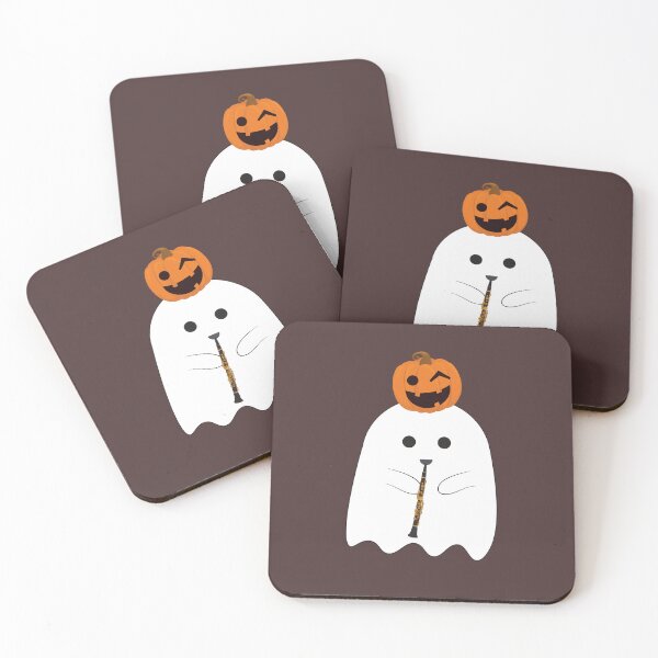 Item preview, Cute Boo Clarinet Player For Clarinetist And Orchestra Musician On Halloween Days designed and sold by Funwithmusic.