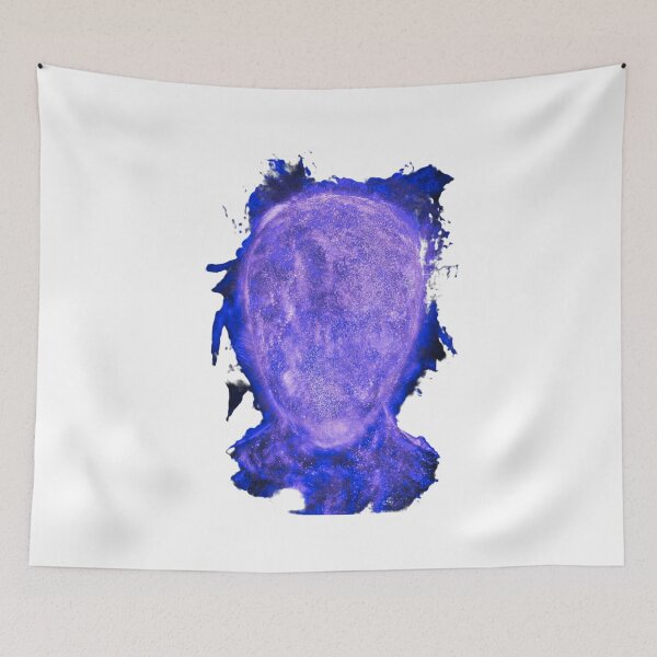 Item preview, Purple Neon Face Abstract Futuristic style designed and sold by Dven-Clothes.