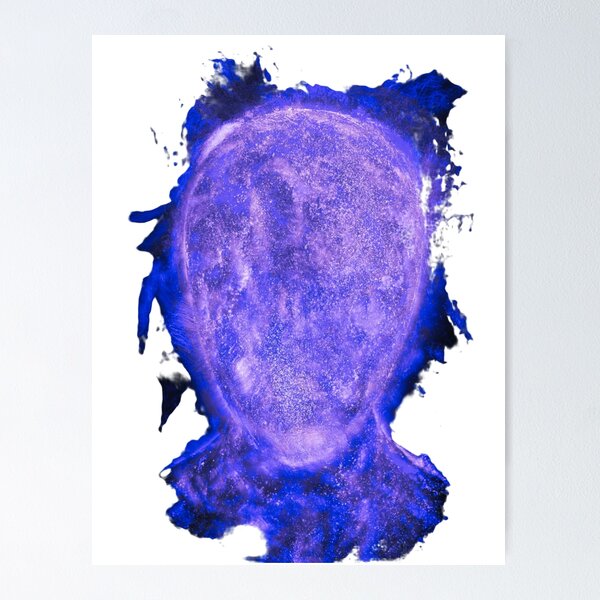Item preview, Purple Neon Face Abstract Futuristic style designed and sold by Dven-Clothes.