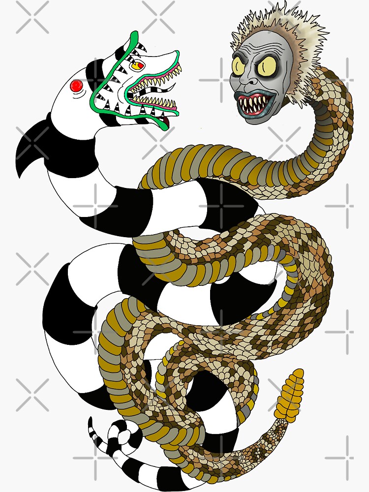 Betelgeuse snake and sand worm Sticker for Sale by PlanetGab