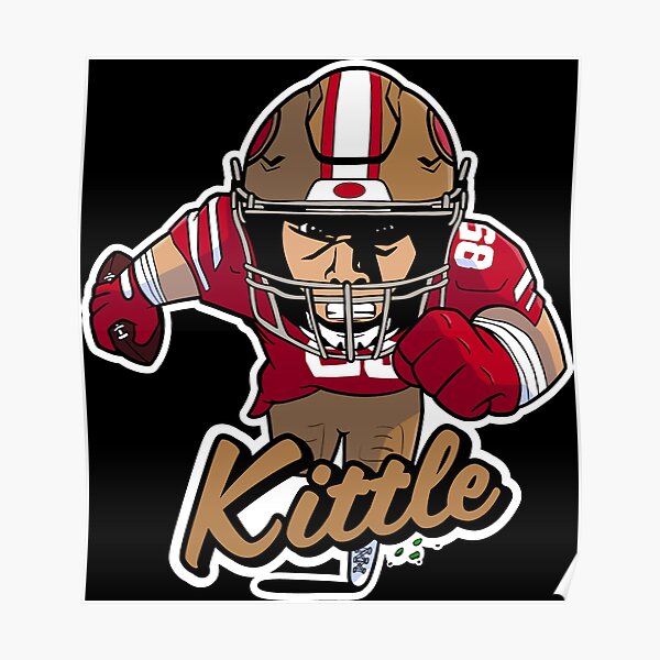 George Kittle San Francisco Poster Canvas Wrap Football -   Finland