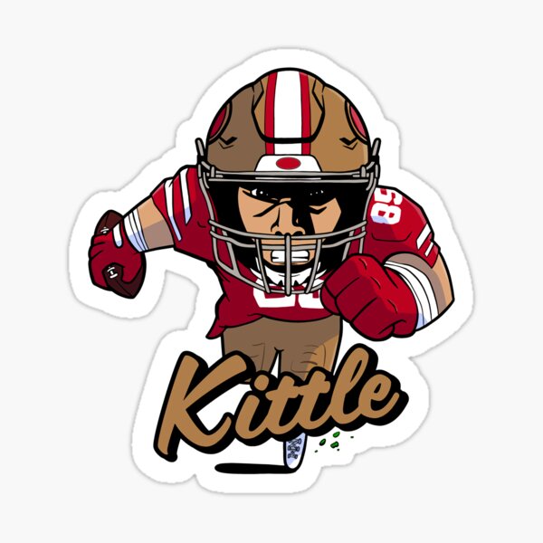 Kittle Jersey Red Sticker for Sale by reevevi