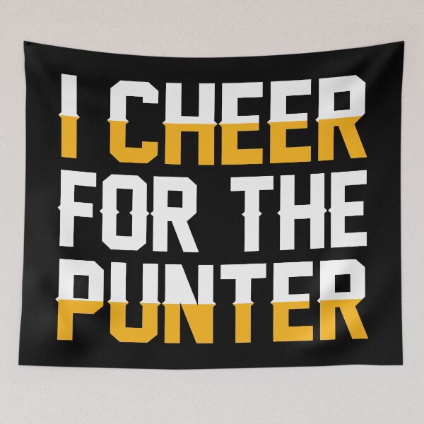 Item preview, I Cheer For The Punter Football Season Football Fan designed and sold by bamaboysent.