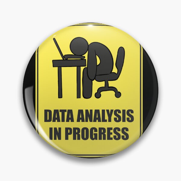 Item preview, Data Analysis In Progress Street Sign designed and sold by Science Lab Designs.