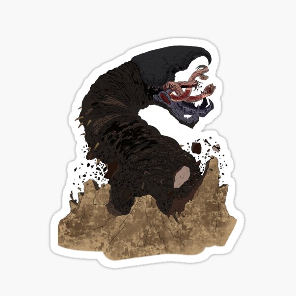 Grabboid from tremors Sticker