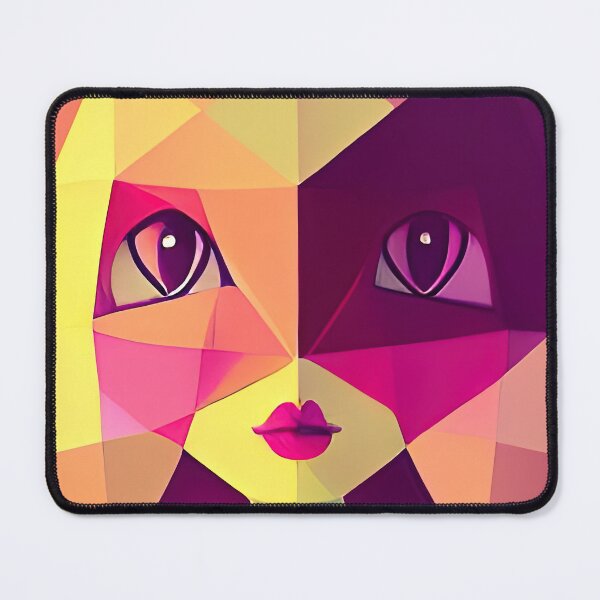 Item preview, Low Poly Girl and Her Toy Cat designed and sold by PolygonXYZ.