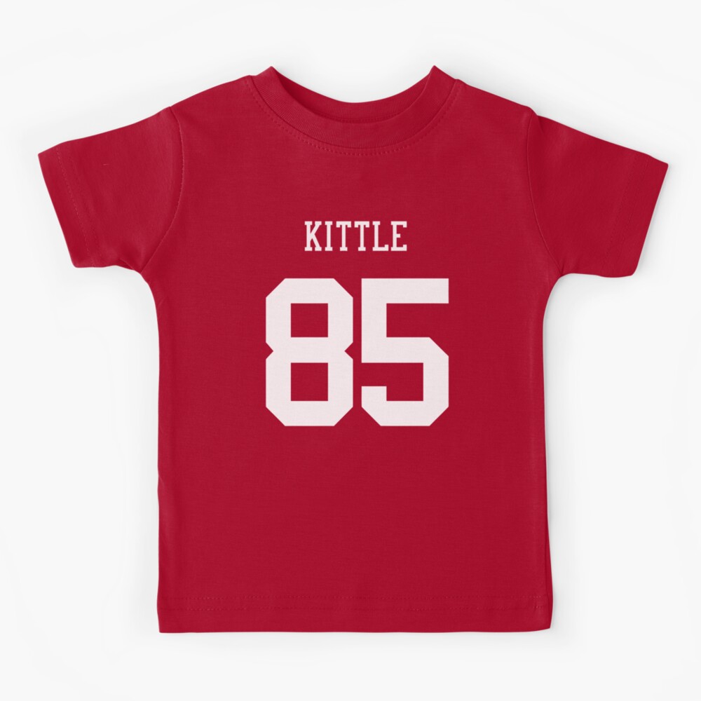 George Kittle 85 San Francisco 49ers Youth Player Logo Jersey