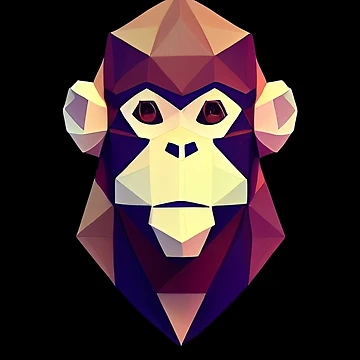 Artwork thumbnail, Monkey by PolygonXYZ