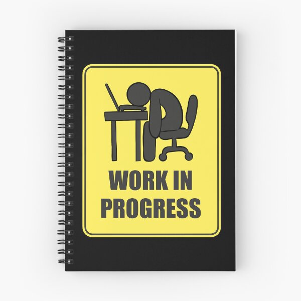 Item preview, Work In Progress Street Sign designed and sold by Science Lab Designs.