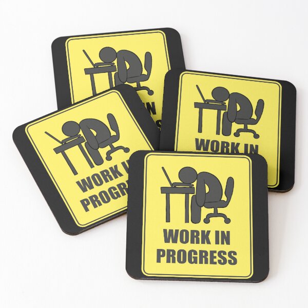 Item preview, Work In Progress Street Sign designed and sold by Science Lab Designs.