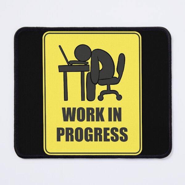 Item preview, Work In Progress Street Sign designed and sold by Science Lab Designs.