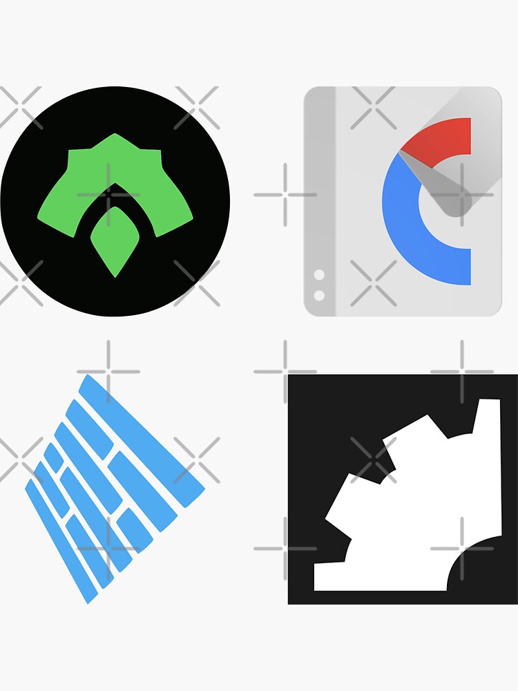 Apache ORC, PageSpeed, Parquet, Mod Perl 4x Sticker Combo Pack