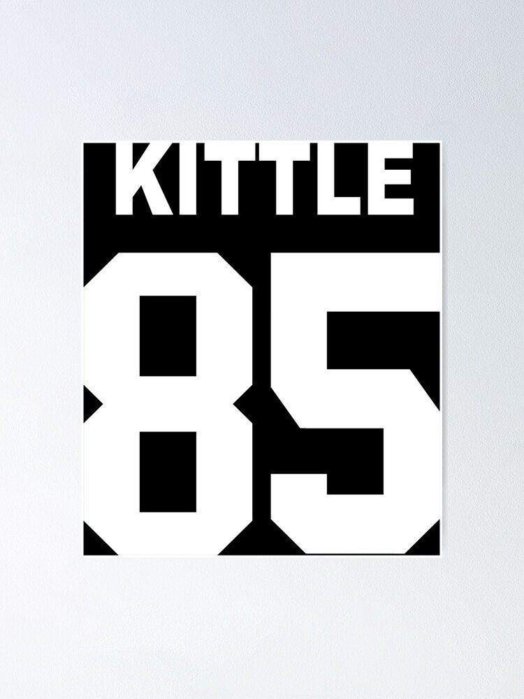 Kittle Jersey Red Poster for Sale by reevevi