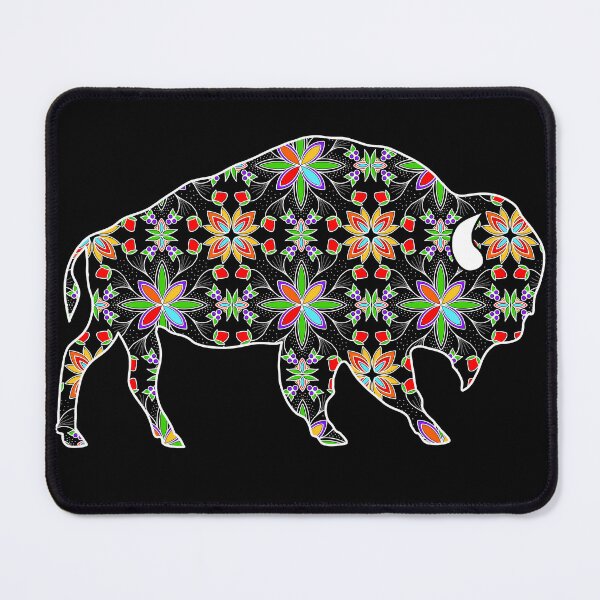 Item preview, Floral Buffalo designed and sold by Niibidoon.