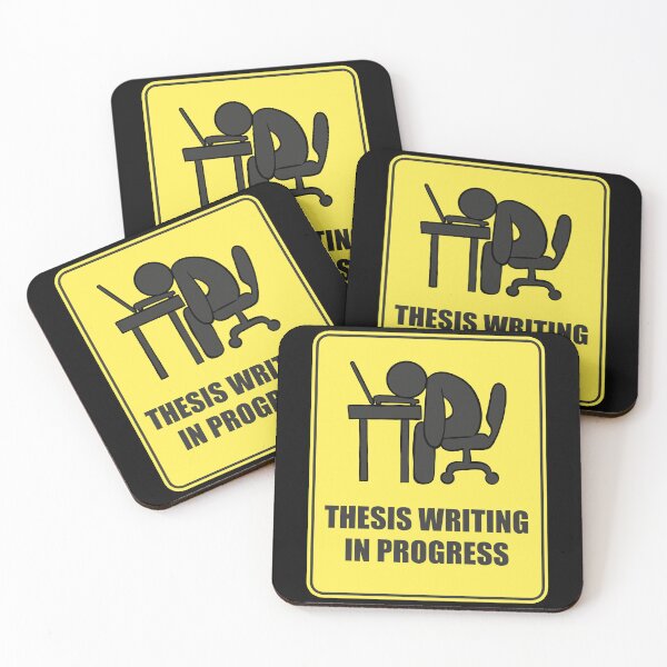 Item preview, Thesis Writing In Progress Street Sign designed and sold by Science Lab Designs.