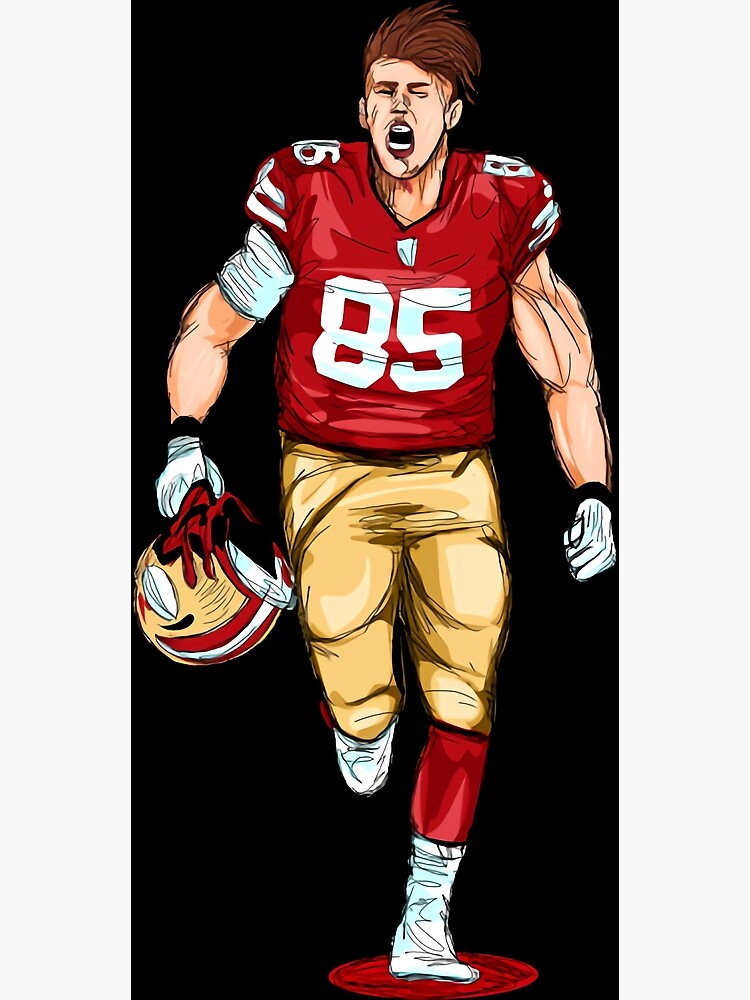 George Kittle #85 San Francisco Football Cotton Shirt Jersey