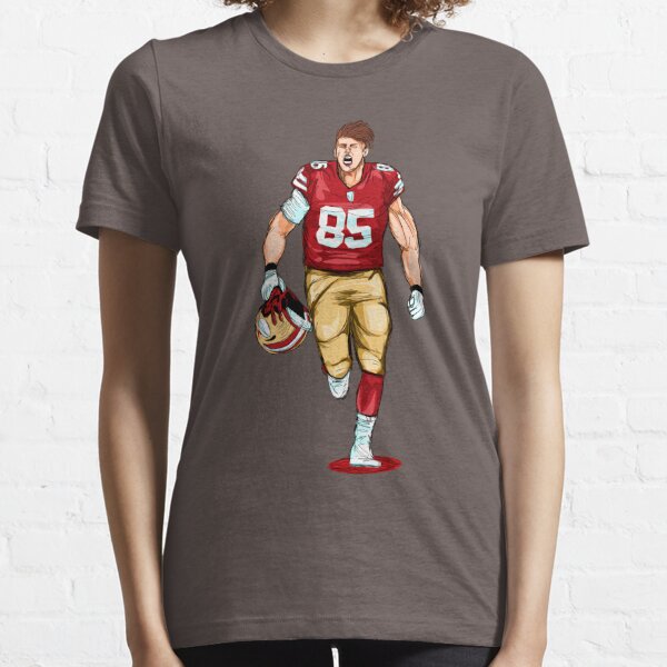 George Kittle Football Shirt Jersey #85 San Francisco (Small, Black)