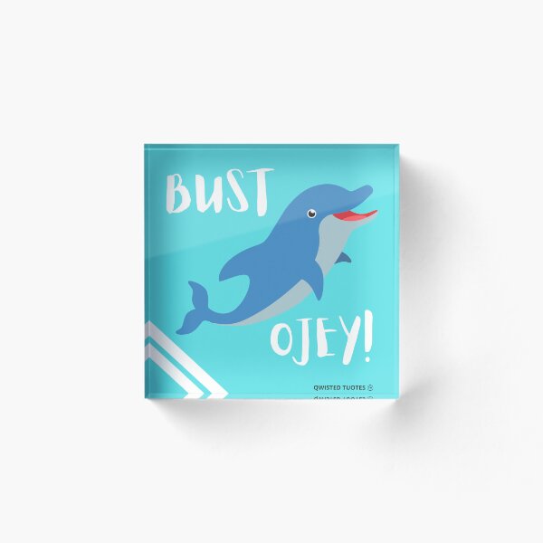 Aperçu de l'œuvre Autocollant, chemises et trucs mignons : "Bust Ojey !" créée et vendue par QwistedTuotes.