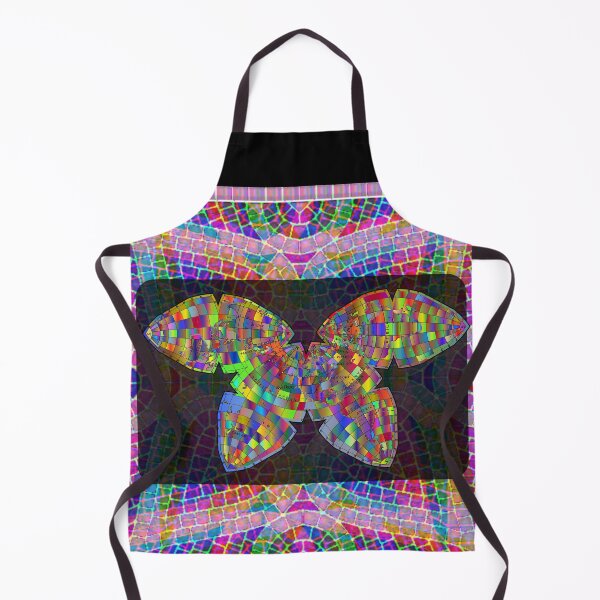 Item preview, Pretty Mosaic Butterfly Pattern Colorful Design designed and sold by EarthArtDesigns.