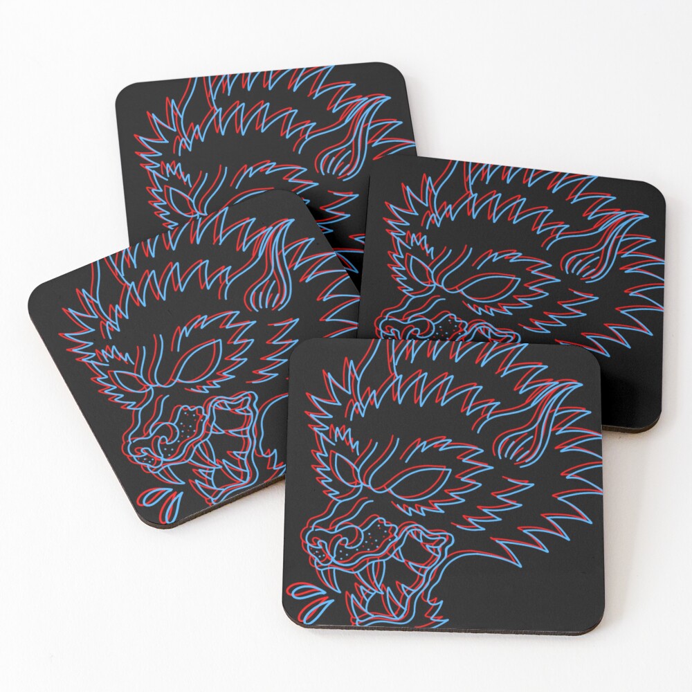 Item preview, Coasters (Set of 4) designed and sold by Rabbid--Rabbit.
