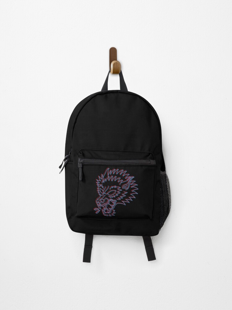 Thumbnail 1 of 3, Backpack, 3D Wolf designed and sold by Rabbid--Rabbit.