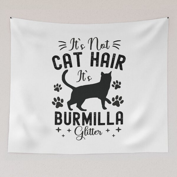 Item preview, It's Not Cat Hair It's Burmilla Glitter, Funny Burmilla Cat Owner Quotes, Burmilla Kitty Owner Gifts designed and sold by PRINTED ..