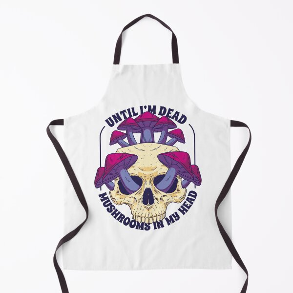 Item preview, Skull Morel Mushrooms until I'm dead mushrooms in my head designed and sold by 1White-Rabbit.