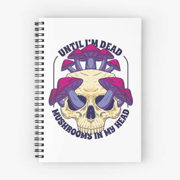 Item preview, Skull Morel Mushrooms until I'm dead mushrooms in my head designed and sold by 1White-Rabbit.