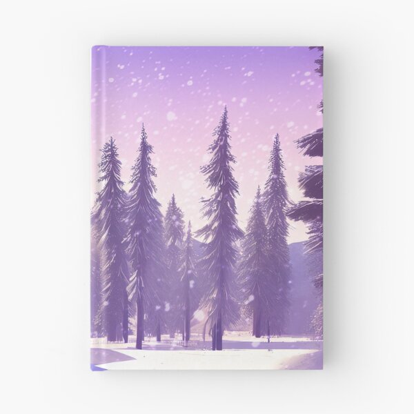 Item preview, Snowy mountain forest designed and sold by inksawakening.