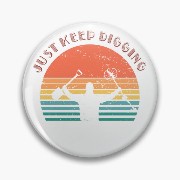 Item preview, retro sunset just keep digging  designed and sold by TipTopTapo.