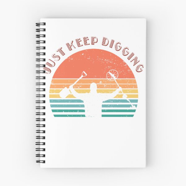 Item preview, retro sunset just keep digging  designed and sold by TipTopTapo.
