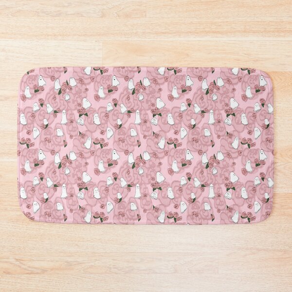 Item preview, Pink Ghosties with Flowers designed and sold by TooCoolUnicorn.