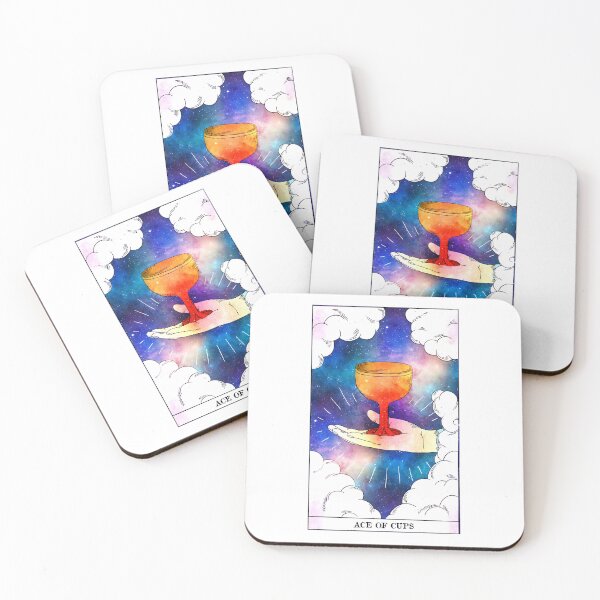 Item preview, Ace Of Cups - Tarot Card Print - Minor Arcana designed and sold by Annalee Beer.