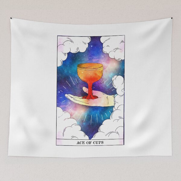 Item preview, Ace Of Cups - Tarot Card Print - Minor Arcana designed and sold by Annalee Beer.