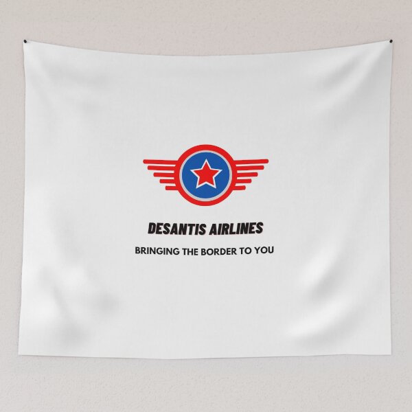 Item preview, Desantis Airlines Bringing The Border To You designed and sold by bartdesigner.