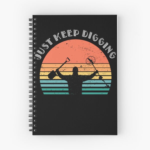 Item preview, Detector retro sunset just keep digging  designed and sold by TipTopTapo.
