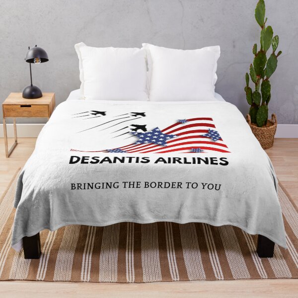 Item preview, Desantis Airlines Bringing The Border To You designed and sold by bartdesigner.