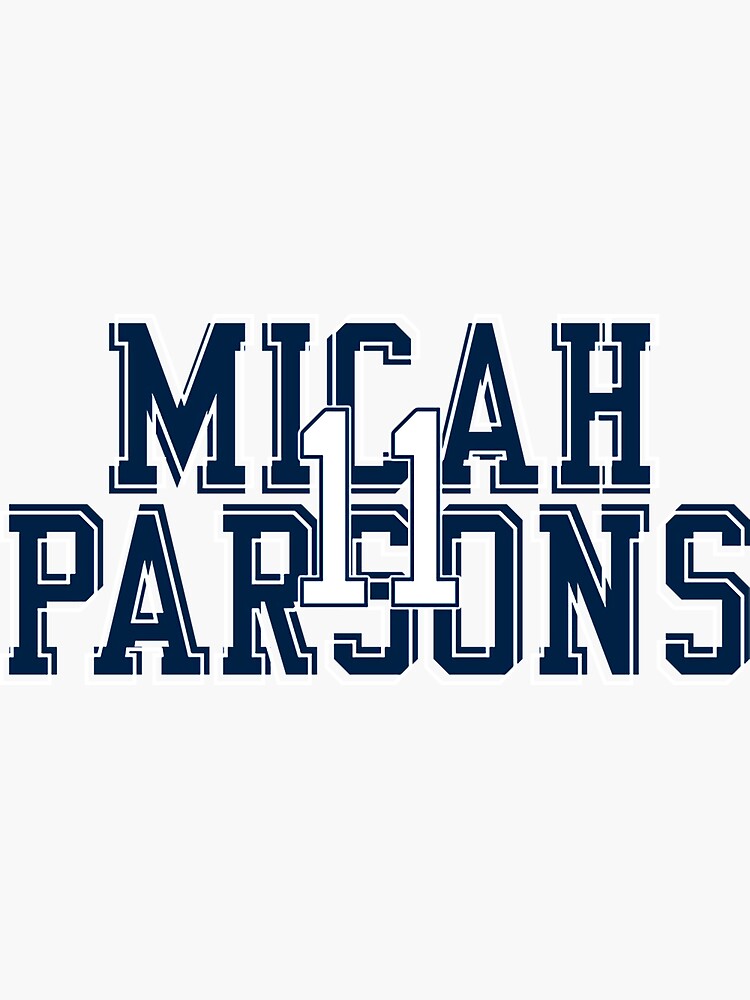 Micah Parsons #11 MAGNET - Dallas Cowboys Die cut Vinyl DROY NFL Vector art