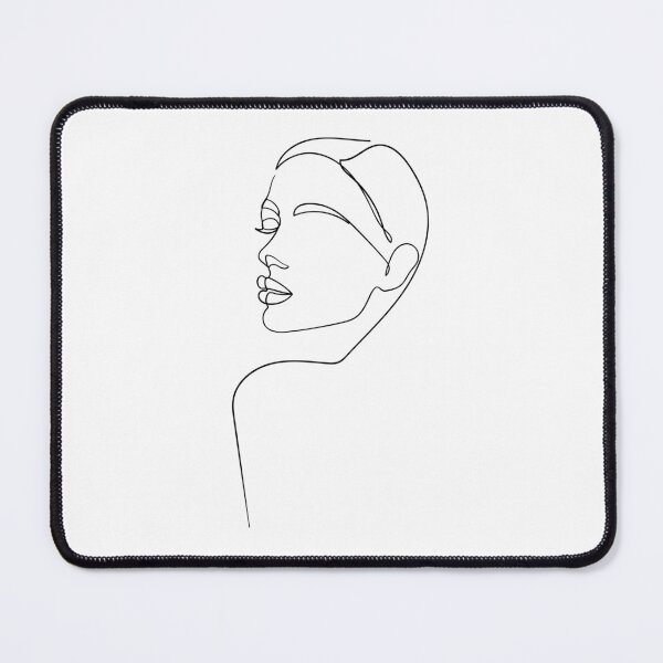 Item preview, Black Line Art , Woman Line Draw Illustration designed and sold by Ireneart369.